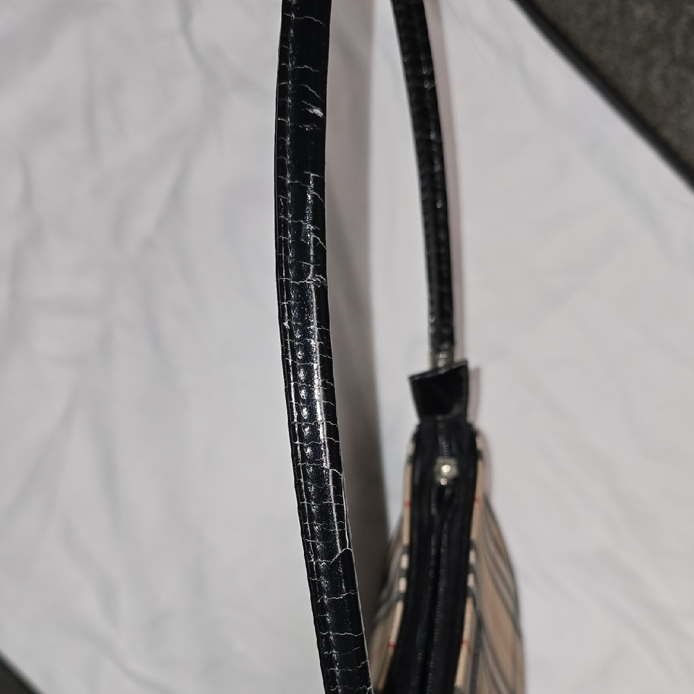 Tan Checker Pattern Purse - Picture 6 of 7